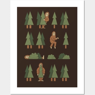 Bigfoot Forest Posters and Art